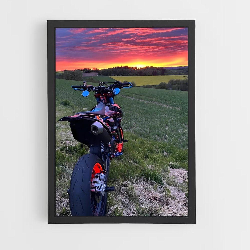 Poster Road Trip au Couchant – affiche KTM Moto (vue 2)
